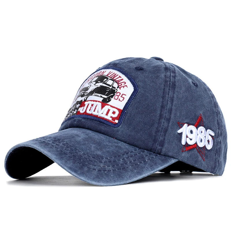 

Letters Embroidered Baseball Cap Car Pattern Men Cap Cotton