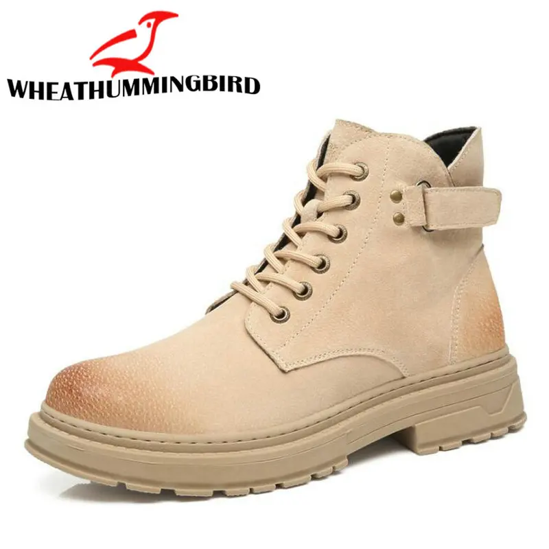 Autumn and winter new retro England booties Fashion wild Martin Boots Men High-top Lace-up tooling boots C23-09