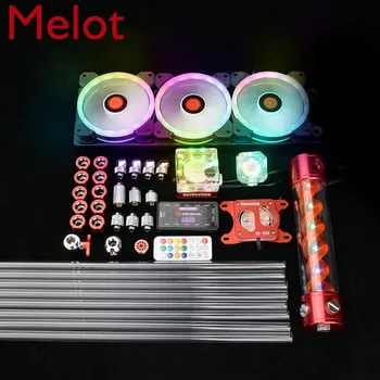 Best XRY Syscooling Water Cooling Kit CPU Hard Tubing DIY Wholes Set Cooler Solution Radiator Suitable For AMD Platform