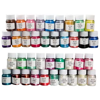 

1 Set Cosmetic Grade Pearlescent Mica Powder Epoxy Resin Dye Pearl Pigment DIY Jewelry Crafts Making Accessory