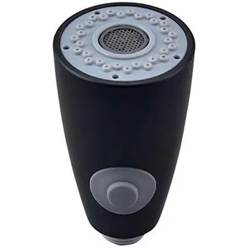 มัลติฟังก์ชั่ก๊อกน้ําหัวฉีดอ่างล้างจานดึงก๊อกน้ําหัวฉีด Sprayer สีดําเงินขนาดเล็กฝักบัวดึงหัว Aerator 25