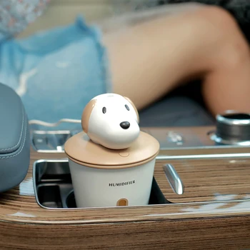 

Aroma Essential Oil Diffuser Dog humidifier Air Purifier LED Night Light Mini USB Fogger Car Ultrasonic Puppy humidifiers gift