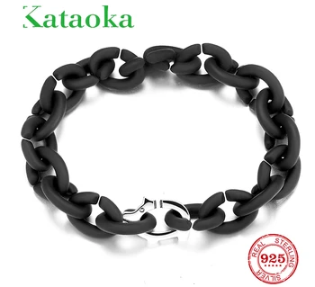 

New Round shape Charm Beads black Hard Rubber Handmade Bracelet Accessories for women Men Jewelry