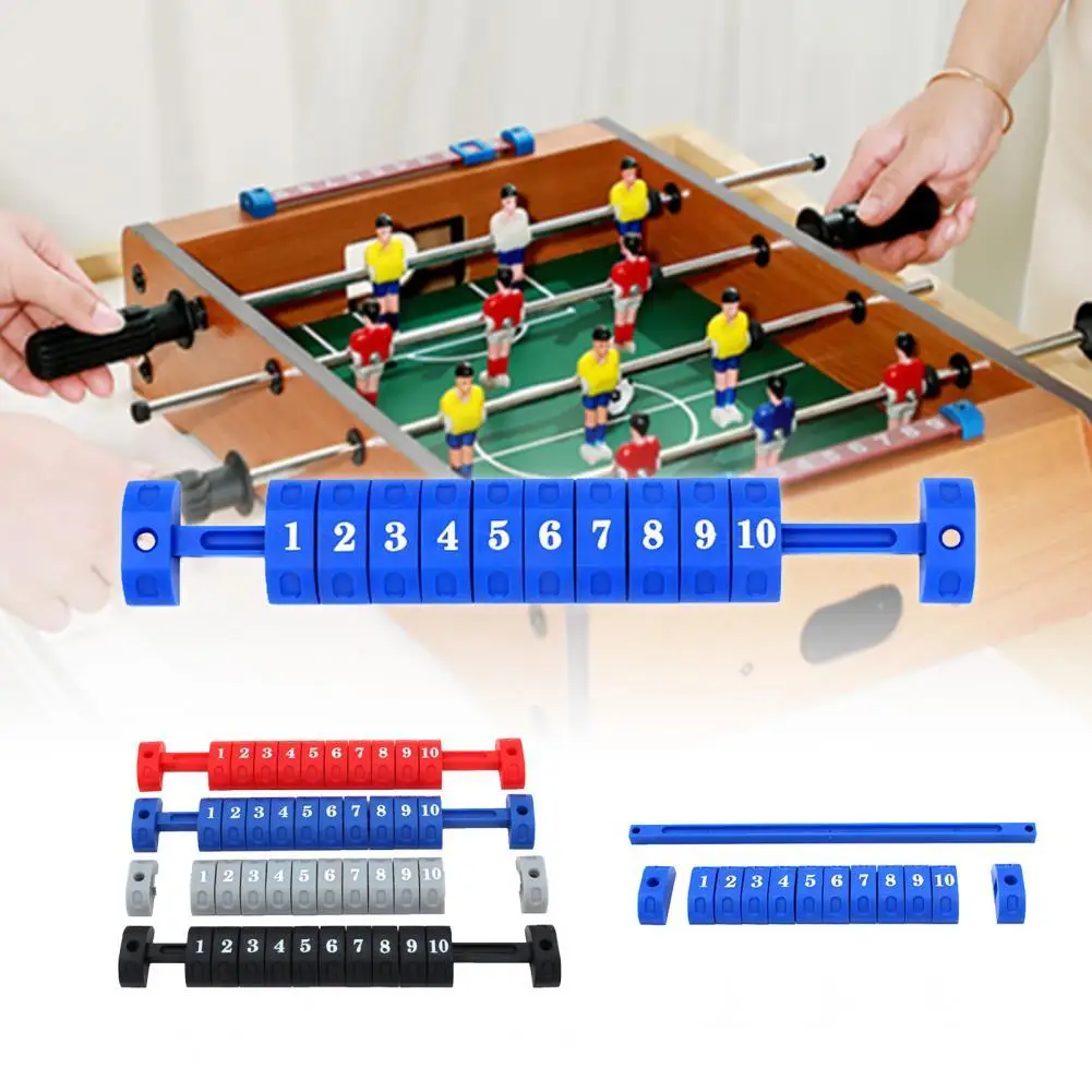 2Pcs Football Scoring Counters Durable Fine Workmanship Plastic Standard Football Table Machine Scoreboard for Gaming