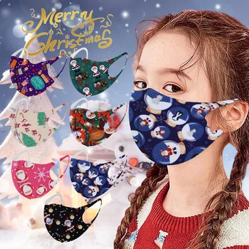 

Children's Cloth Mask face mask for kids Cotton Face Mouth Mask Cartoon Adjustable Washable Safet Protect Dustproof Mask 1pcs