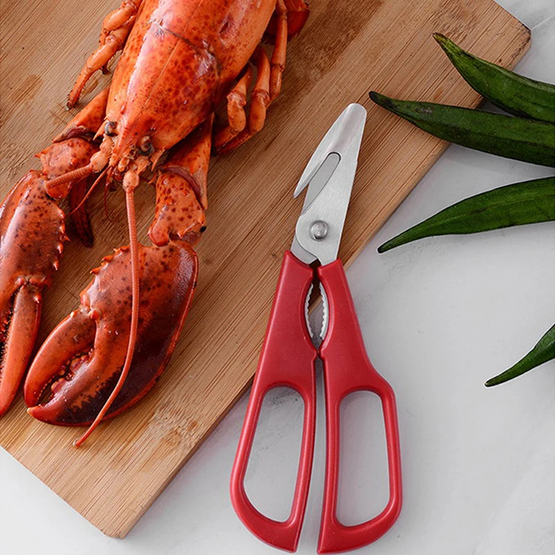 1 шт. ножницы для морепродуктов из нержавеющей стали нож креветок - Цена: 