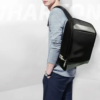 

Men Smart Fingerprint Lock Laptops Backpack USB Charging Port Anti-Theft Safety Bag Large Capacity Waterproof Travel Bags
