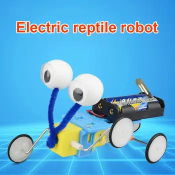 

Electric Reptile Robot Family Games Hobby Child Invention Educational Tools ABS Interesting Creative Physics Teaching Tool