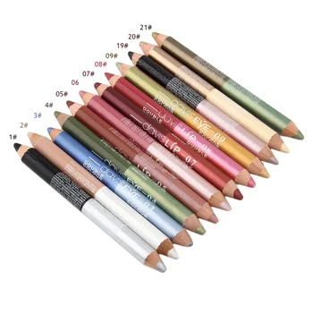 

2 In 1 Portable Eyebrow Cream Eyeliner Makeup Curling Pen Long Lasting Women Eye Liner Cosmetic Beauty Pen Makeup Tool