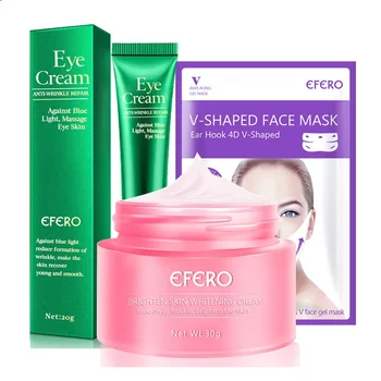 

EFERO Skin Care Face Cream Hyaluronic Acid Moisturizing Whitening Essence Cream Collagen Anti Winkle Eye Cream Face Lift Mask