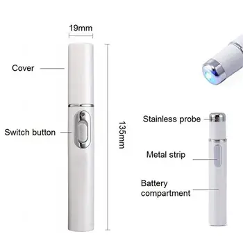 Heath Blue Light Therapy Varicose Veins Treatment Laser Pen Soft Scar Wrinkle Removal Treatment Acne Laser Pen Massage Relax 4