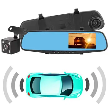 

Dash Cam Car DVR Camera Recorder Auto Motion Detection Rearview Mirror Night Vision Drive Recorder night vision video