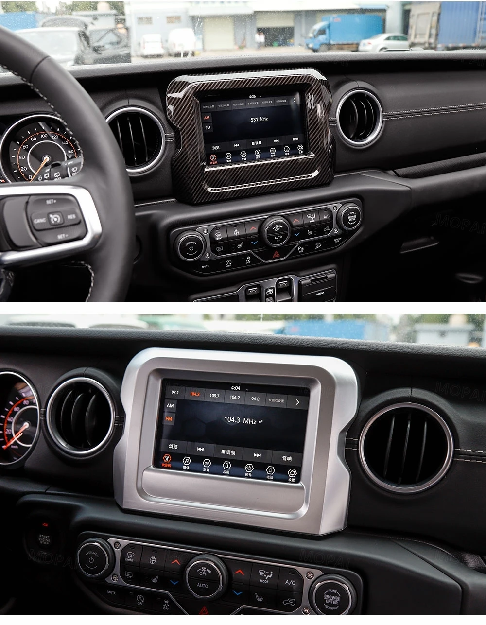 MOPAI интерьерные молдинги для Jeep Wrangler JL, автомобильные gps-навигаторы, декоративные наклейки для Jeep Wrangler JL, аксессуары