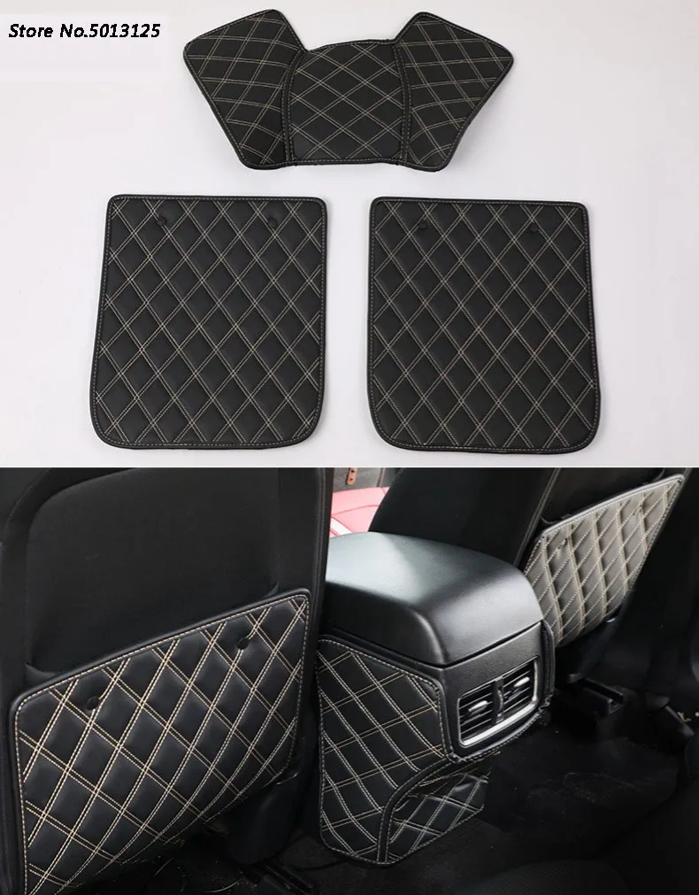 Заднее сиденье автомобиля анти-кик коврик задние сиденья Крышка подлокотник защитный коврик для Mazda CX5 CX-5 автомобильные аксессуары