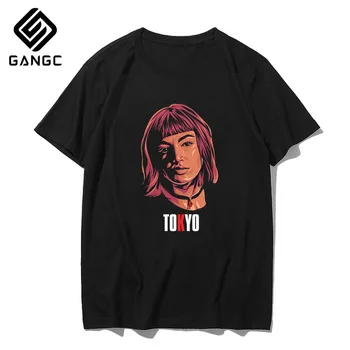

Tshirts Men Short Sleeve House of Paper T Shirt Men Funny Design La Casa De Papel T Shirt Money Heist Tees tshirt man and women