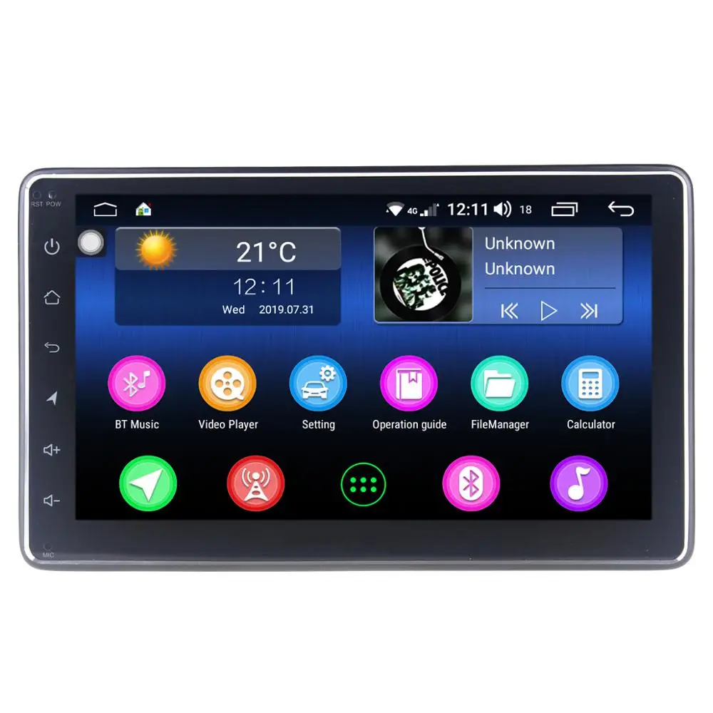 Flash Deal 7" Octa Core Android 8.1 System Car Multimedia Radio Stereo GPS Navi Receiver WIFI Google DSP BT 4G PIP Zlink 4+64G RAM One Din 1