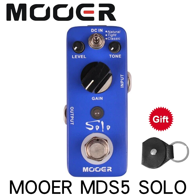 MOOER MDS5 гитарная педаль SOLO искажение с высоким коэффициентом усиления
