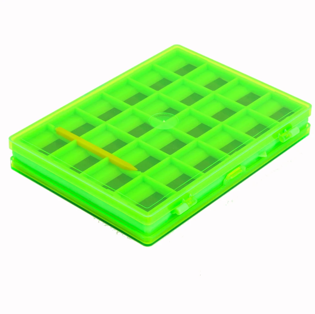 Double Side Magnetic Fly Fishing Box Hooks Storage Case with 44 Compartments Fishing Tackle Boxes