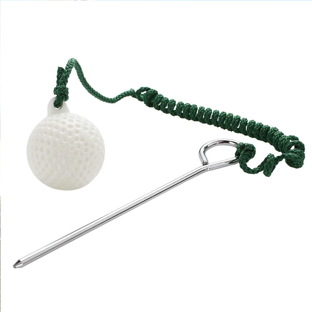 Practice Practical Outdoor Plastic Training Aids Accessory Swing Hit Golf Ball Sport With Rope Durable Beginners Shot