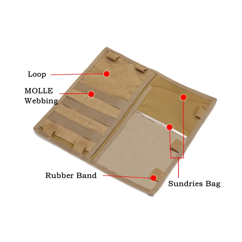 Sac de rangement multifonctionnel pour pare-soleil de voiture, système  MOLLE, sport tactique, loisirs, avec boucle, Patch de décoration, organiser  les débris - AliExpress