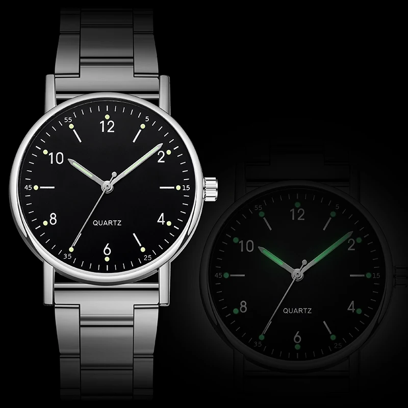 

Women Watches 2023 Luxury Full Stainless Steel Watch Women Luminous Quartz Watches Men Sports Military Watches Relogio Masculino