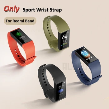 

Sport Wrist Strap For Xiaomi Redmi Band Strap Multicolor Silicone Replacement Wristband On Redmi Band Newest Smart bracelet Stap