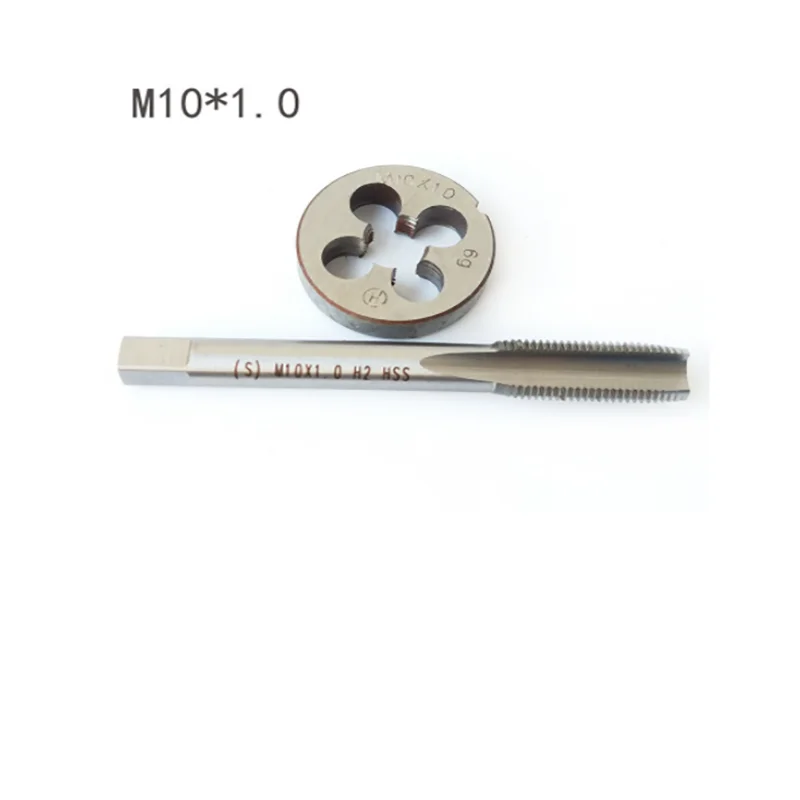 

2PC M10X1 Tap And Die Sets Threaded Metric Left screw machine tap Hands tools