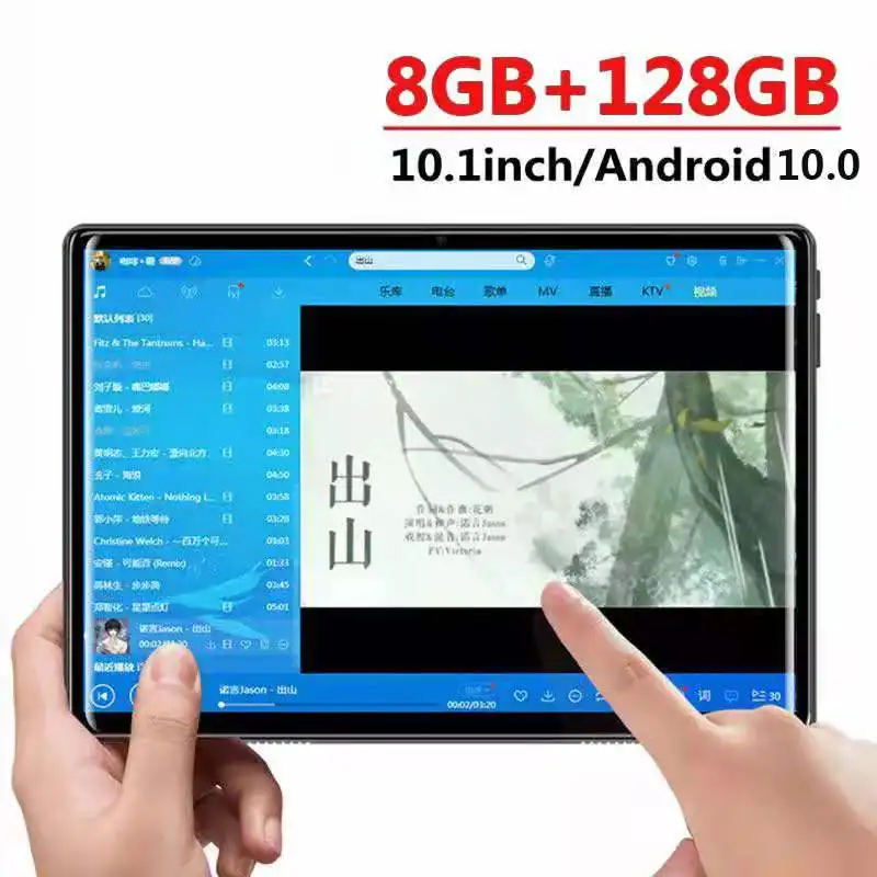 

8GB + 128GB Tablet Pc Android 10.0 Portable 10.1 Inch 4G Gaming Tablets