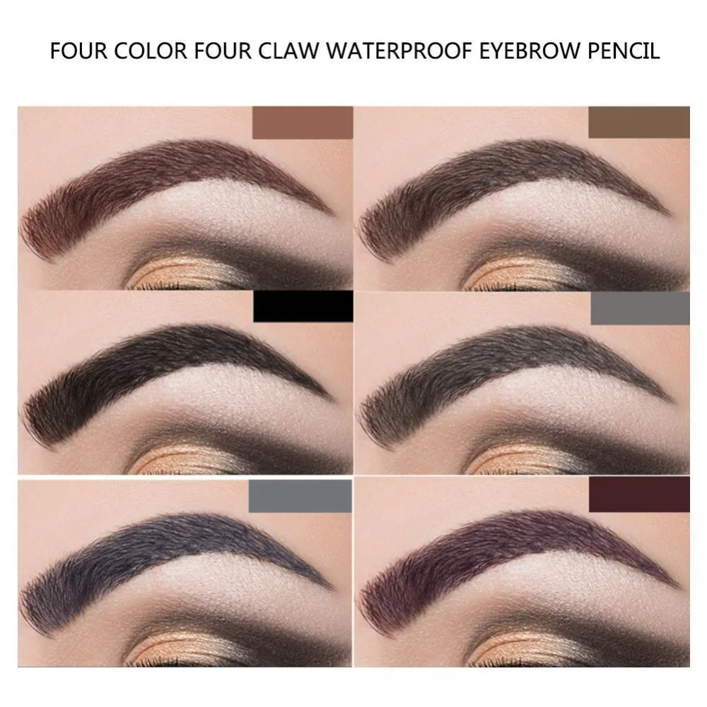 Microblading карандаш для бровей водонепроницаемый вилка кончик бровей Карандаш для татуировки длительный Профессиональный тонкий эскиз жидкий карандаш для бровей