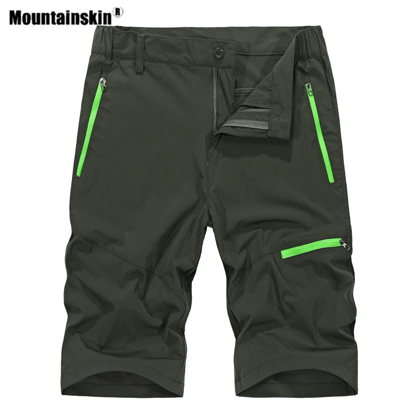 Mountainskin, мужские летние быстросохнущие походные шорты, для спорта на открытом воздухе, дышащие, для походов, кемпинга, рыбалки, бега, мужские брюки, VA576