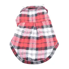 Spring Summer Dog Shirts Plaid Dog Clothes Summer for Small Medium Puppy Pets Clothing Yorkies Chihuahua Clothes