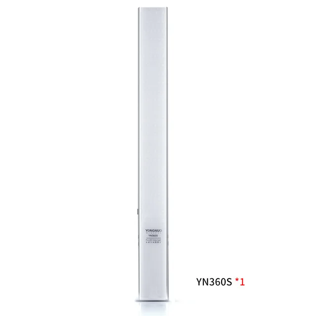 YN360S YONGNUO YN360S ручной светодиодный светильник для видеосъемки 3200k до 5500k с управлением через приложение для телефона Ультратонкий светодиодный светильник ing Stick для свадебной фотосъемки - Цвет: YN360S