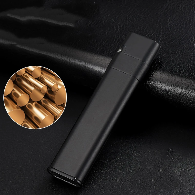 Windproof Mini Metal Cigarette Petroleum Kerosene Lighters Grinding Wheel Lighter Flame Gadgets for Men Smoking Accessories | Дом и сад