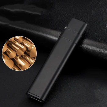 

Windproof Mini Metal Cigarette Petroleum Kerosene Lighters Grinding Wheel Lighter Flame Gadgets for Men Smoking Accessories