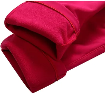 Children Boys Girls Pants Windproof Outdoor Trousers Breathable With Fleece Lining Warm Rain Trousers Ski Hiking Trousers 2-12Y 5