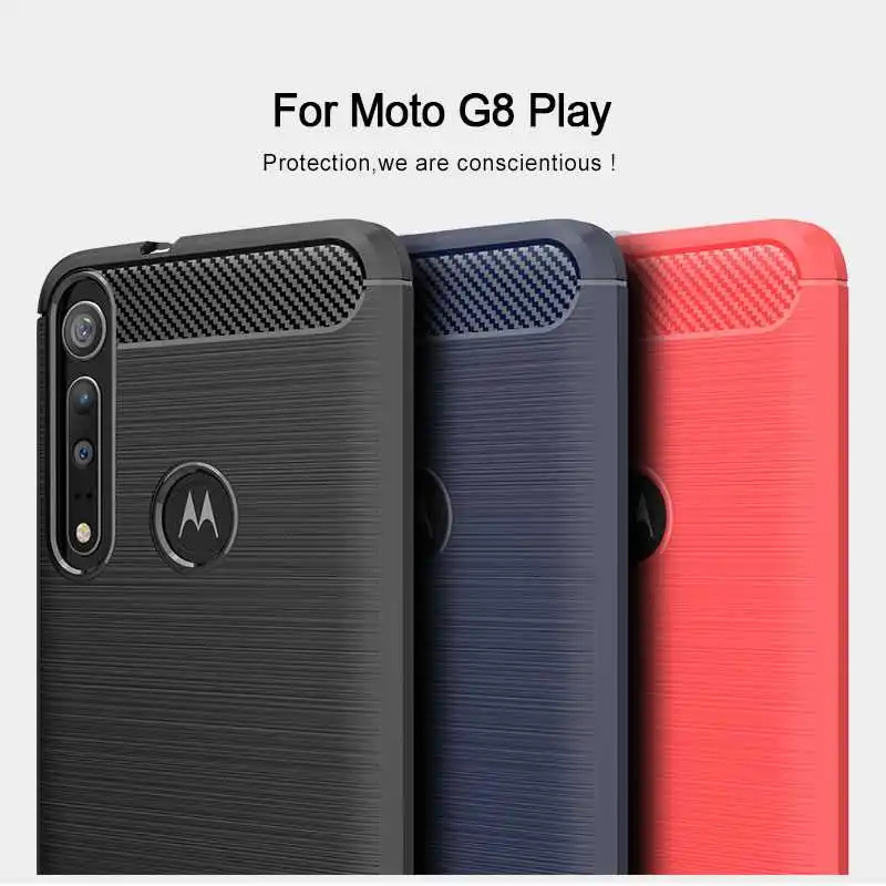 

Mokoemi Shock Proof Soft Silicone 6.3"For Motorola Moto G8 Play Case For Motorola Moto G8 Play Cell Phone Case Cover