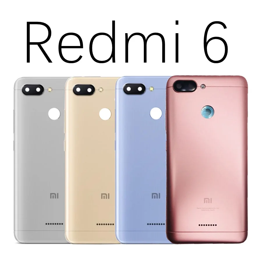 Для Xiaomi Redmi 6 Redmi 6A Note6 Pro крышка батареи задняя крышка Корпус задняя дверь чехол для Redmi Note 6 Pro крышка батареи Замена