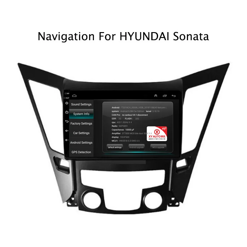 Perfect 9" 2G RAM 32G ROM Android car GPS Navigation For KIA MORNING RHD 2011 with sim card slot radio stereo 4