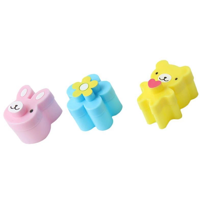 

3Pcs Cute Sandwich Cutters Mini Cookie Cutter Shapes Set For Kids Bento Cutter Tool Molds Bread Biscuit Embossed Device