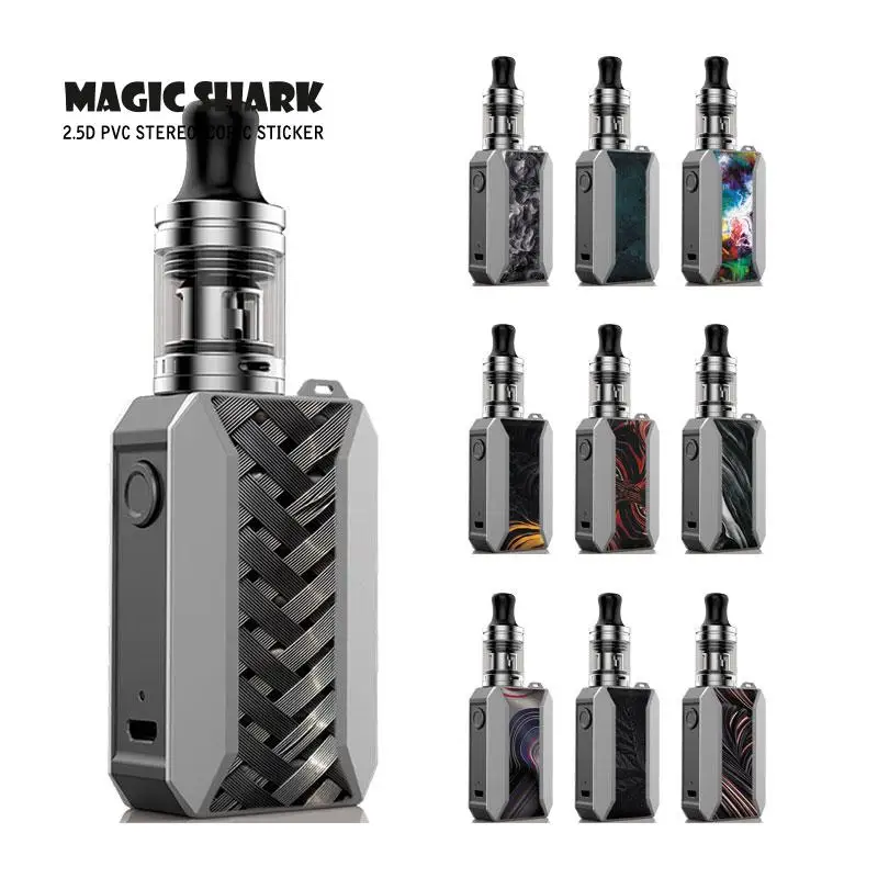 Magic Shark Colorful Painting Dreamy No Fade Vape Cover Case Sticker Ultra Thin Film for Voopoo Drag Baby Trio | Мобильные телефоны