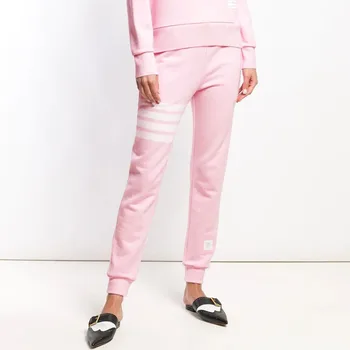 

2020 Fashion TB THOM Brand Sweatpants Women Slim Spring Cotton Casual Sports Trousers Tracksuit Bottoms Pink Jogger Track Pants