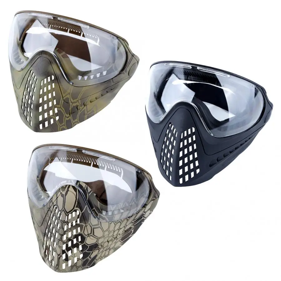

Gereedschap Full Face Respirator PC Lens Outdoor Eyes Cheek Protection Unisex for CS/Paintball/Airsoft//Survival Game