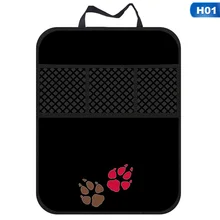 2 шт./партия, защитный чехол на заднее сиденье автомобиля, детский Противоскользящий мат, подушка, Органайзер