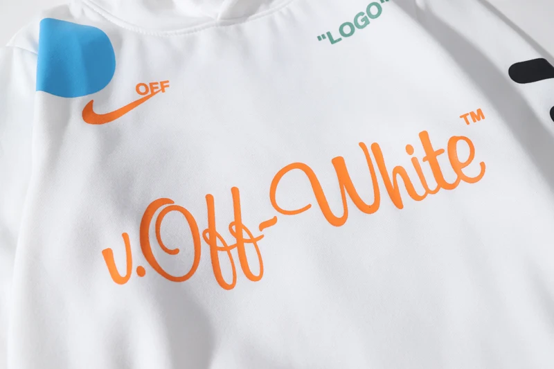 Кубок мира косая полоска 33 19ss Off-White OW Мужская/Женская осенне-зимняя хлопковая модная свободная толстовка с капюшоном куртка с капюшоном