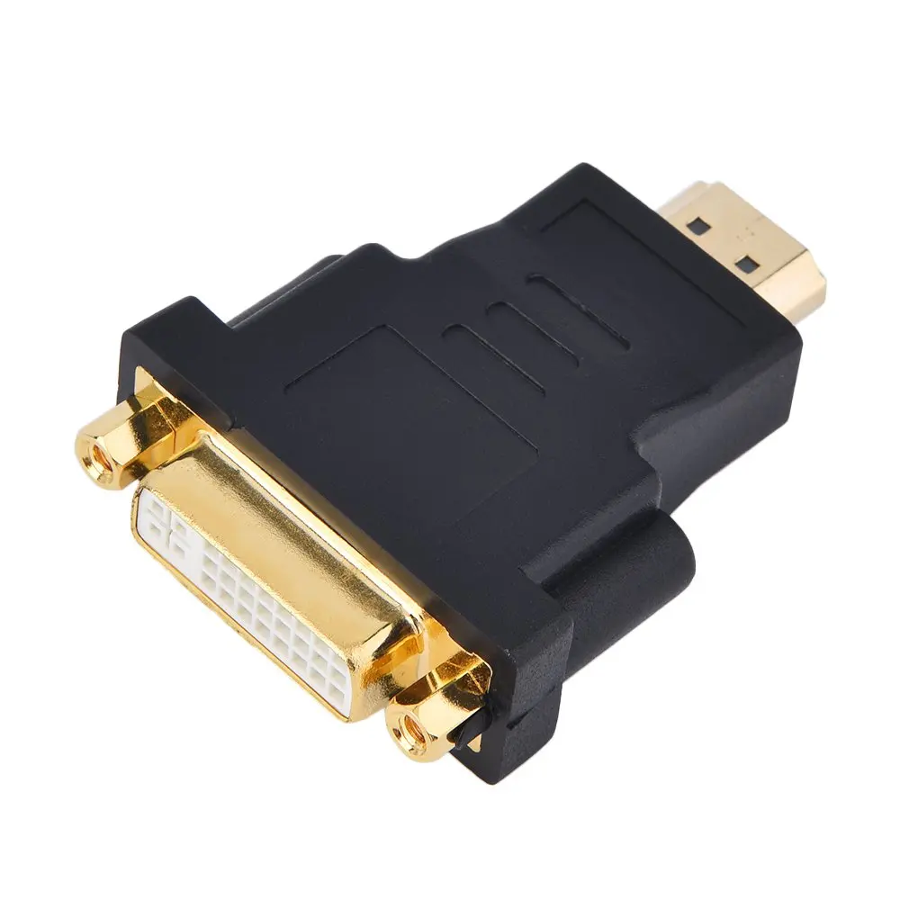 

New HDMI male to DVI(24+5) female HDMI male / DVI24 + 5 female Converter for HDTV LCD PC Computer DVD Projector PS3 PS4 TV BOX