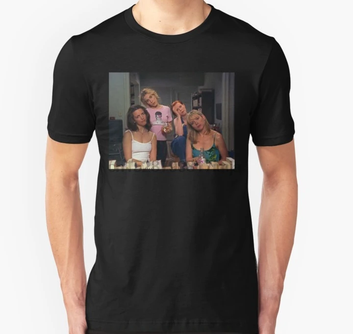 Мужская футболка секс и город унисекс wo тройники топ | одежда