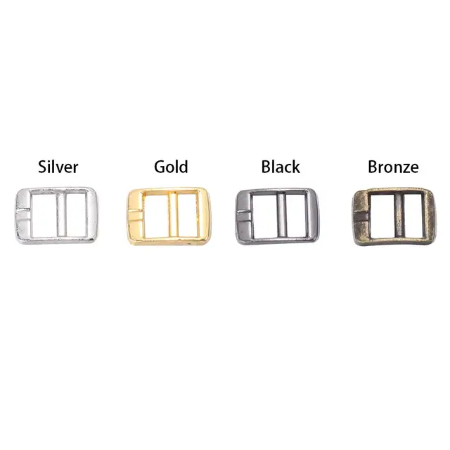 20pcs Newest 4mm Mini Ultra-small Tri-glide Belt Buckle Doll Bags Buckles Diy Doll Buttons Shoes Accessories 5