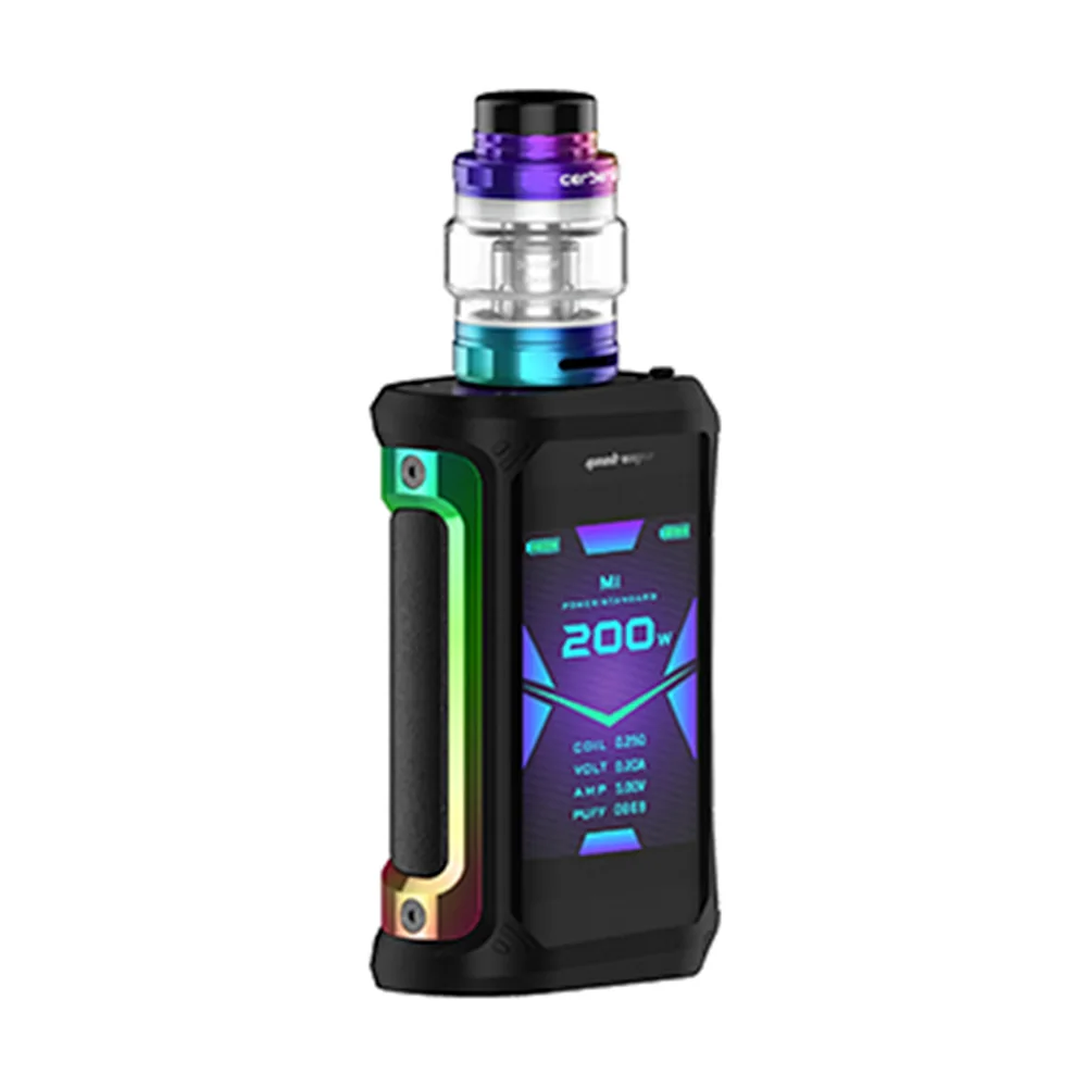 Новый набор Geekvape Aegis X TC с 5 мл/2 мл резервуаром Cerberus и 2 4 дюймовым oled экраном