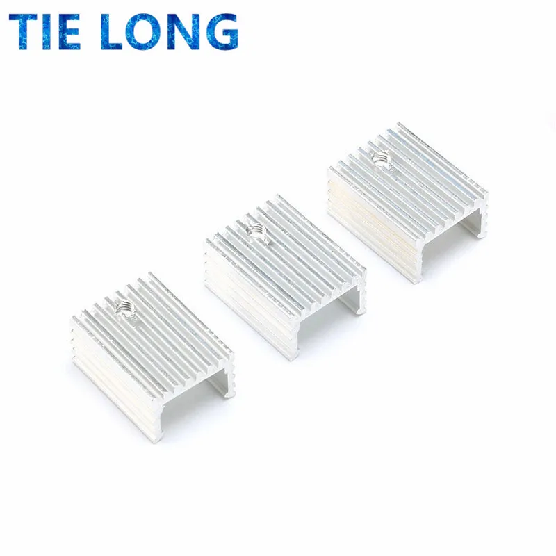 10pcs Aluminium TO-220 Heatsink TO 220 Heat Sink Transistor Radiator TO220 Cooler Cooling 20*15*10MM