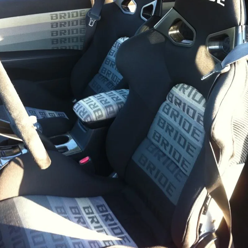 JDM Racing Car Seats Auto Fabric Interior Accessory Decoration Material Cloth for All Car BRIDE (1pcs=1m×1.6m)